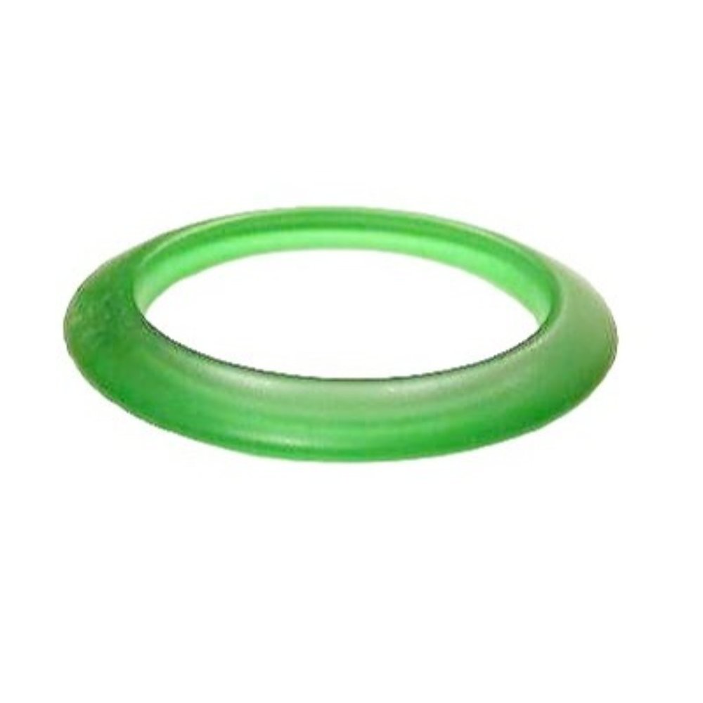 Translucent Ice Green Bangle Bracelet Vintage Pla… - image 3